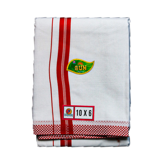 Lining Design Cotton Dhoti(10x6) Ratnadeep Dhoti