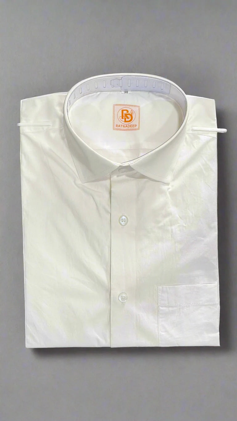 premium cotton white shirt