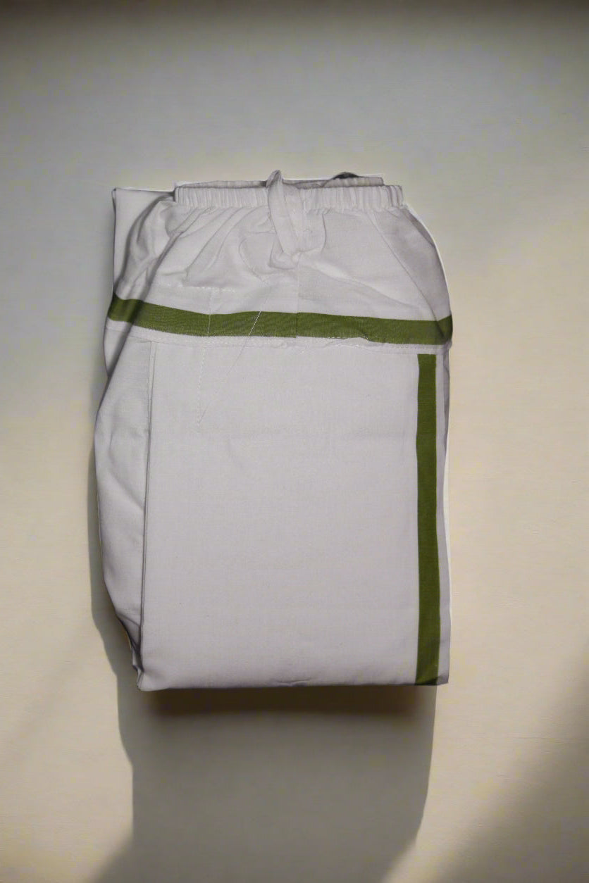 Classic Multicolor Border Cotton Dhoti Ratnadeep Dhoti