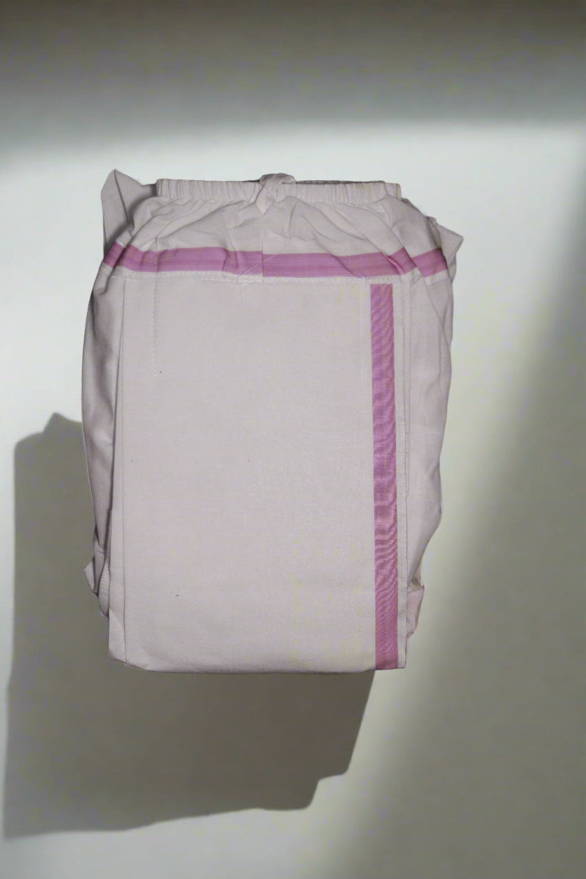 Classic Multicolor Border Cotton Dhoti Ratnadeep Dhoti