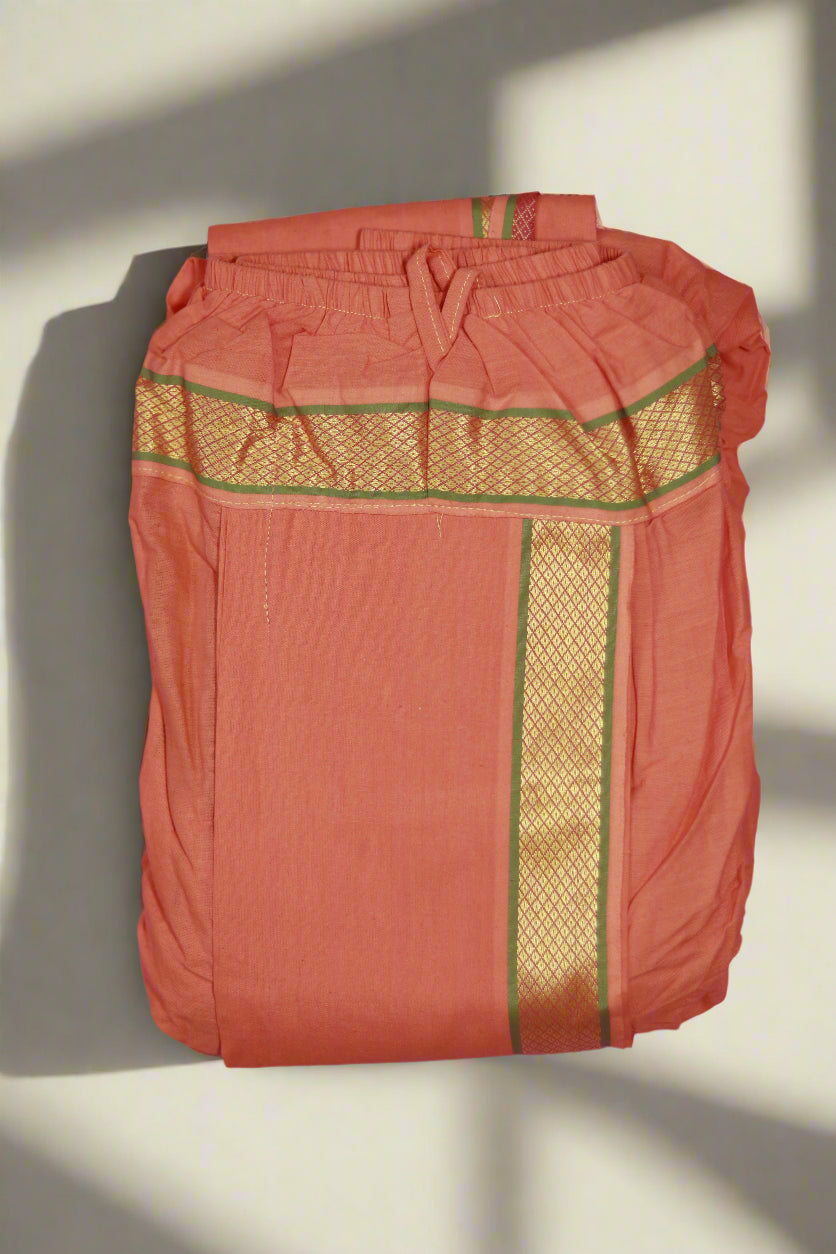 Gold Jari Border Readymade Dhoti Ratnadeep Dhoti