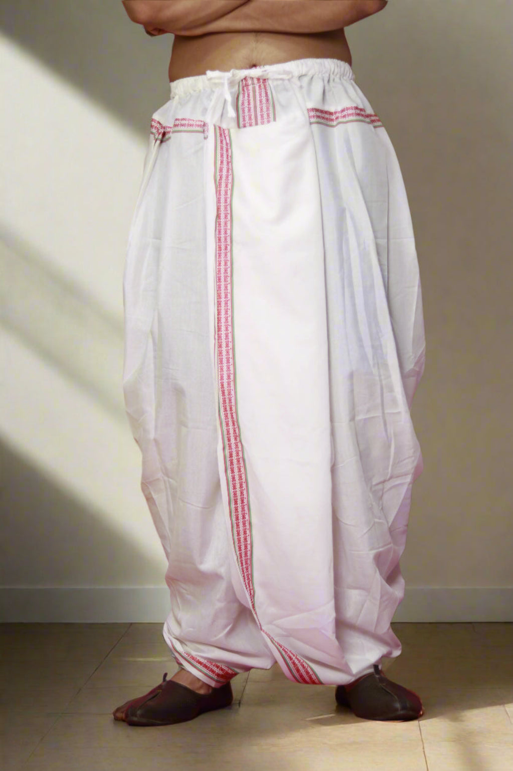 Premium Quality Ready-to-wear Cotton Dhoti – Ratnadeep Dhoti