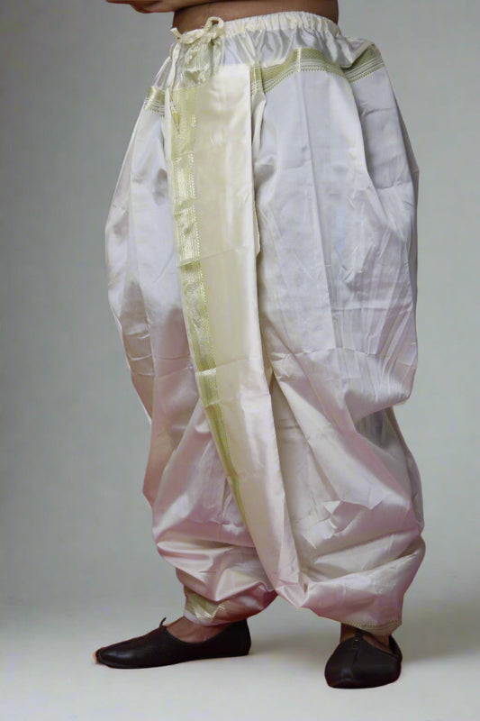 Soft Elastic Readymade Dhoti – Comfortable, Traditional & Easy to Wear