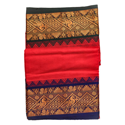 Unique Cotton Dhoti With Multicolor Design (10*6) Ratnadeep Dhoti