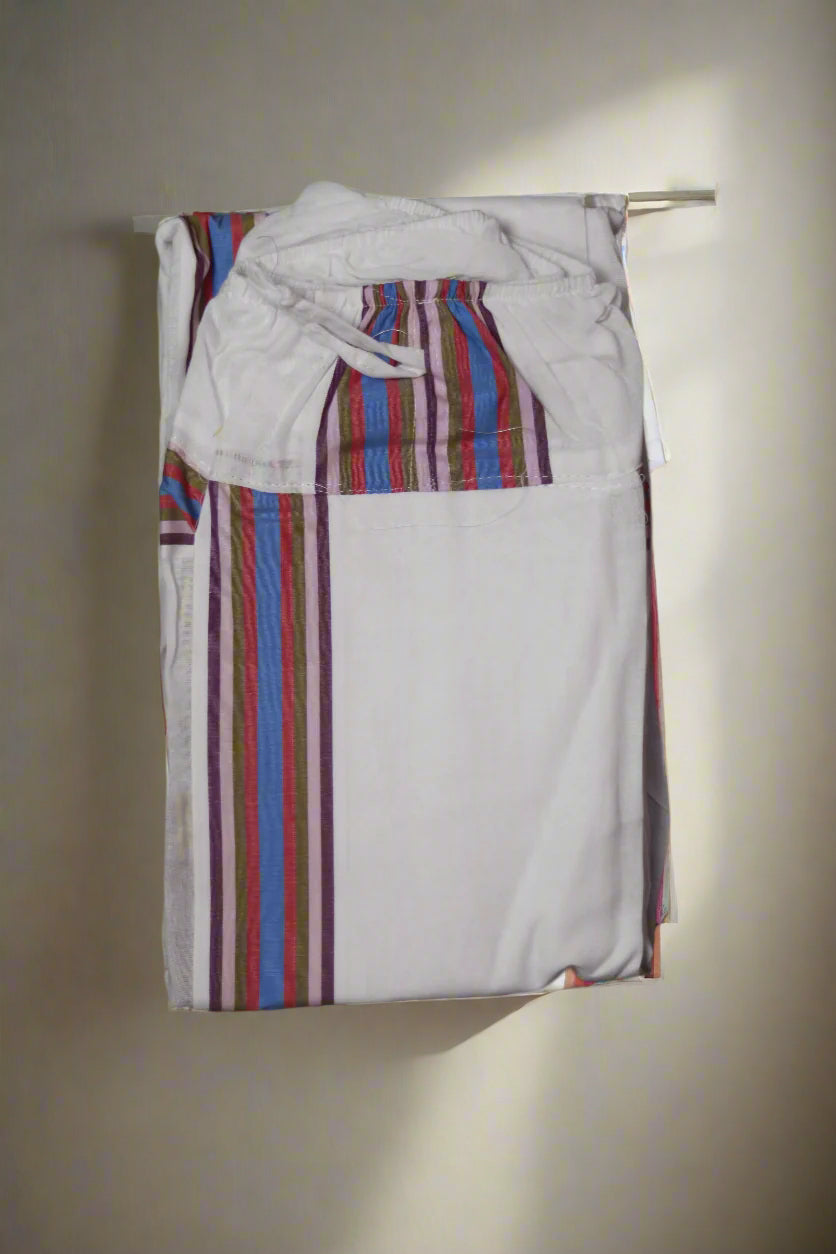 Wedding Multicolor Border Cotton Dhoti Ratnadeep Dhoti